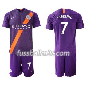 Fußballtrikots Manchester City Sterling 7 Kinder Ausweich Trikotsatz 2018-2019